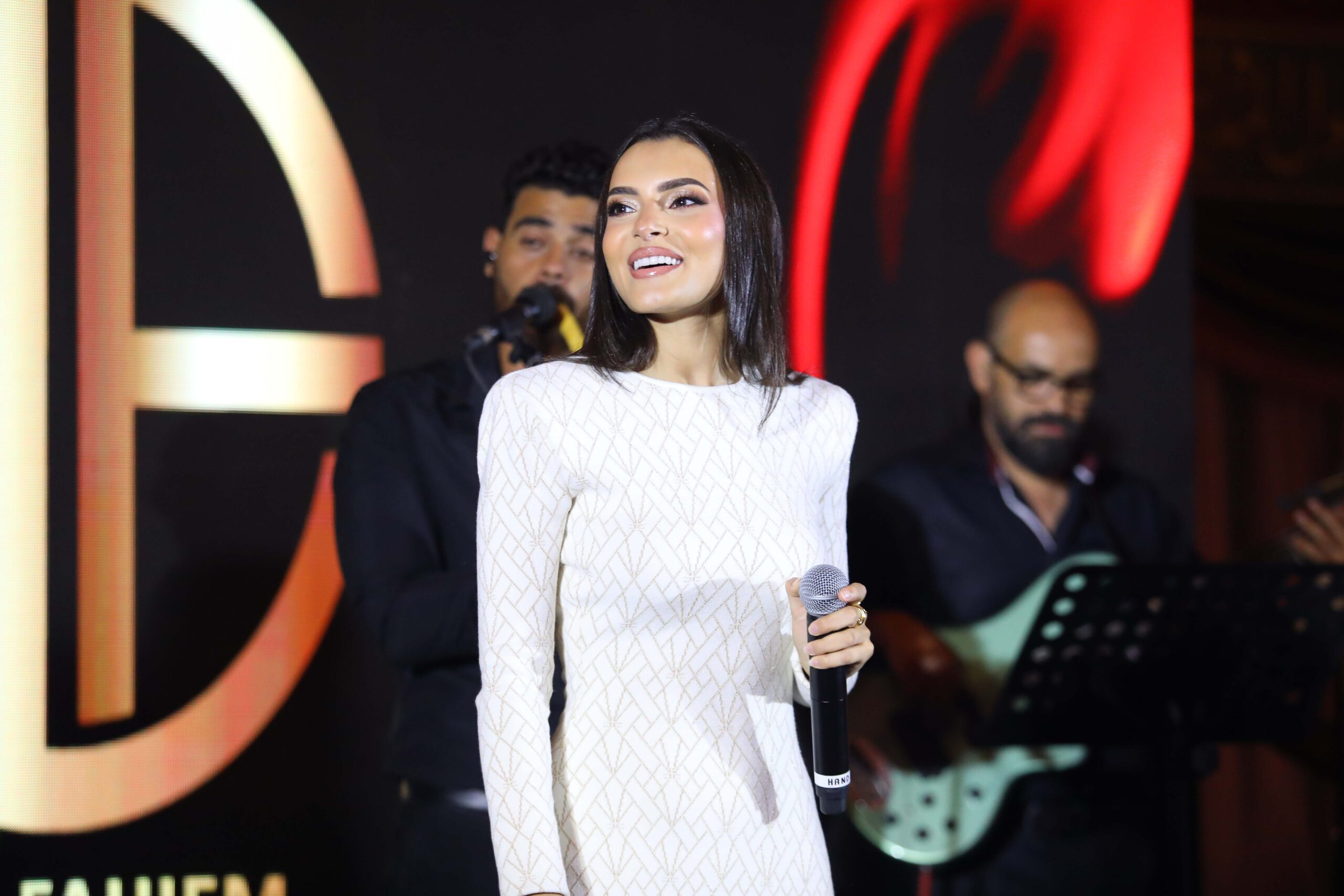 كارمن سليمان وكارولين عزمي وعدد من المشاهير فى احتفال أيات فهيم بخط ماكياج جديد 